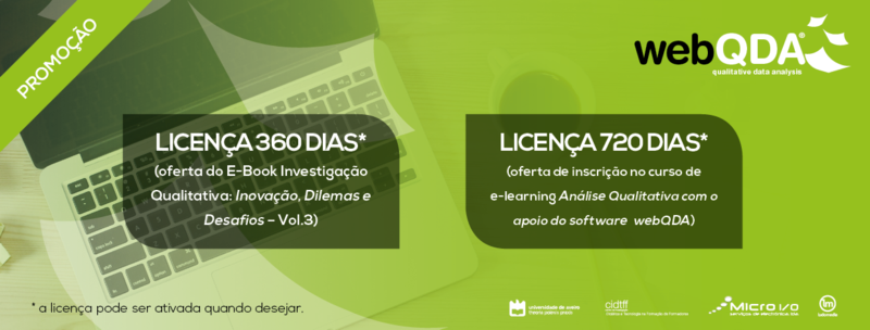 Promoção Licenças webQDA