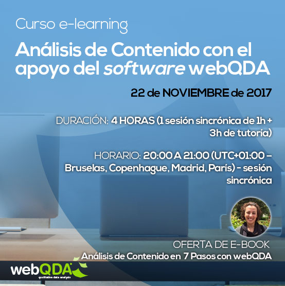 Curso e-learning Analisis de Contenido webQDA