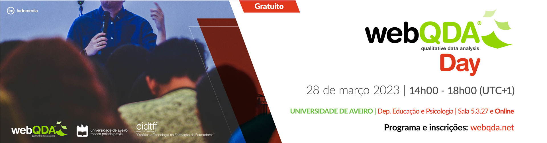 webQDA Day Universidade de Aveiro Março 2023