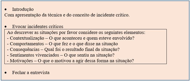 Guião entrevista técnica incidentes críticos