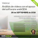 Webinar Análisis de vídeos con el apoyo del software webQDA Webinar Análisis de vídeos con el apoyo del software webQDA