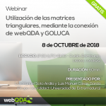 Webinar utilización de matrices triangulares, mediante la conexión de webQDA y GOLUCA