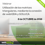 Webinar utilización de matrices triangulares, mediante la conexión de webQDA y GOLUCA Webinar utilización de matrices triangulares, mediante la conexión de webQDA y GOLUCA