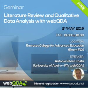 Seminar Literature Review and Qualitative Data Analysis with webQDA (EN)