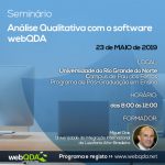 Seminário Análise Qualitativa com o Software webQDA (UERN) Seminário Análise Qualitativa com o Software webQDA (UERN)