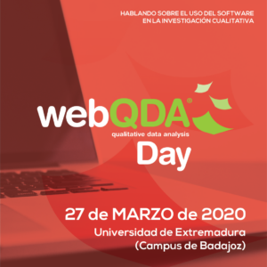 webQDA Day Badajoz (Mar. 2020-ES)