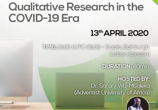 Webinar: Qualitative Research in the COVID-19 Era