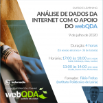 Curso e-learning Análise de Dados da Internet com o apoio do webQDA Curso e-learning Análise de Dados da Internet com o apoio do webQDA