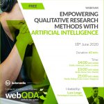 Webinar Empowering qualitative research methods with artificial intelligence Webinar Empowering qualitative research methods with artificial intelligence