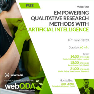 Webinar Empowering qualitative research methods with artificial intelligence (EN)