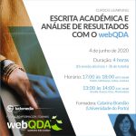 Curso e-learning Escrita Académica e Análise de Resultados com o webQDA Curso e-learning Escrita Académica e Análise de Resultados com o webQDA