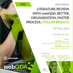 Demo Session Literature Review with webQDA: better organization, faster process, stellar results (EN)
