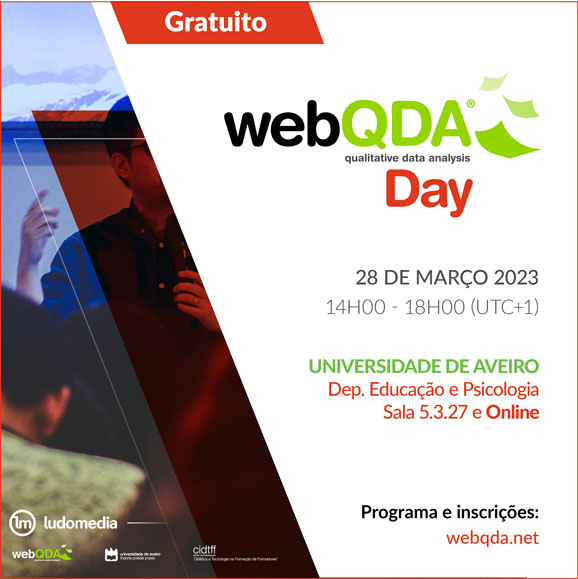 webQDA Day Universidade de Aveiro Março 2023